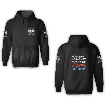 Discover No Mone No Sleep No Life Nursing Student Work Nursing Baseball Tees 3D Hoodies