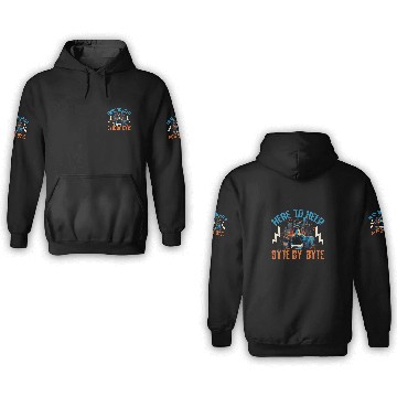 Discover Programmer IT Here To Help Byte By Byte Tech Support Baseball Tees 3D Hoodies