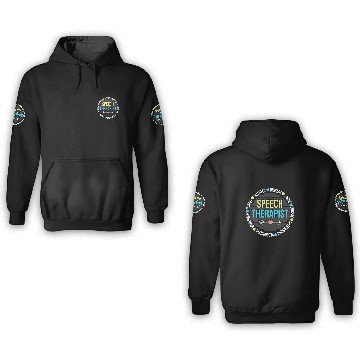 Discover Speech Language Pathologist SLP Speech Therapist 3D Hoodies