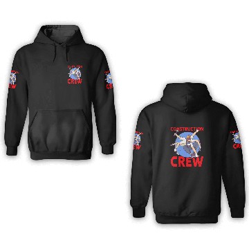 Discover Mens Construction Crew Construction Worker 1 3D Hoodies