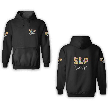 Discover Speech Therapy Speech Language Pathologist Cute Floral Baseball Tees 3D Hoodies
