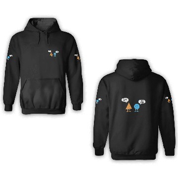 Discover Pointless Circle Geometry Joke Math Student Teacher Gift Fun Baseball Tees 3D Hoodies