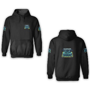 Discover Retro Typewriter Writing for Writer Creative Typewriter 1 3D Hoodies
