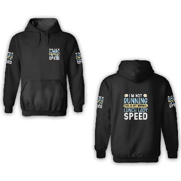 Discover Cafeteria Worker Dinner Lady Cook Lunch Lady 3D Hoodies