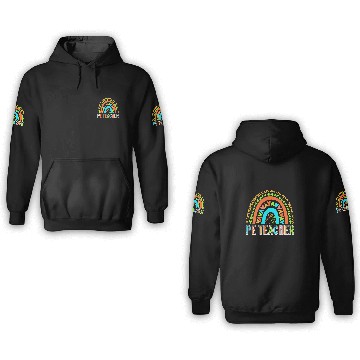 Discover PE Teacher Physical Education Funny Teaching Back To School Baseball Tees 3D Hoodies