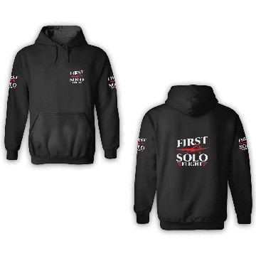 Discover First Solo Flight T New Pilot 3D Hoodies