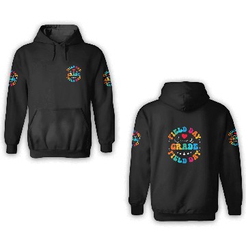 Discover Second Grade Field Day Squad Teacher PE Field Trip 3D Hoodies