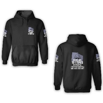 Discover Funny Binary Code Saying Computer Science Programmer 3D Hoodies