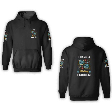 Discover I Might Have A Dinking Problem Couple Pickleball Baseball Tees 3D Hoodies