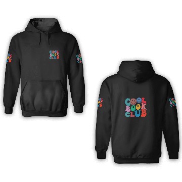 Discover Cool Book Club Baseball Tees 3D Hoodies