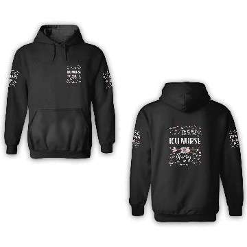 Discover ICU Registered nurses Intensive Care Unit RN Squad Team Crew Zip 3D Hoodies