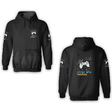 Discover Funny Gaming Level Completed 10th Grade Graduate Student 3D Hoodies
