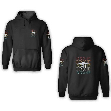 Discover vintages drone pilot Baseball Tees 3D Hoodies