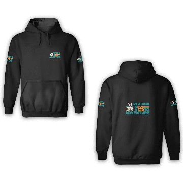 Discover Reading Adventure Library Student Teacher Book Baseball Tees 3D Hoodies
