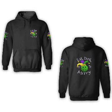 Discover Mardi Gras Pickleball Baseball Tees 3D Hoodies