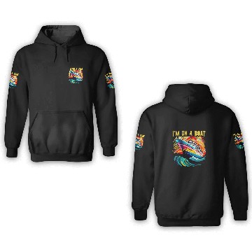 Discover Im On A Boat Cruise Ship Vacation Group Matching Baseball Tees 3D Hoodies