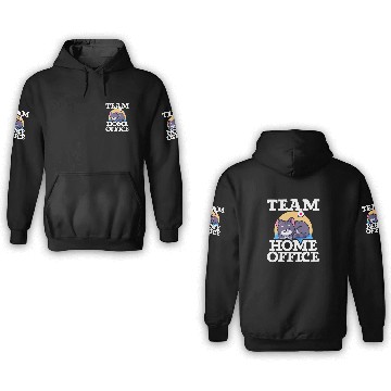 Discover Team homesoffice Computer Cat Lover Remotely Worker Baseball Tees 3D Hoodies