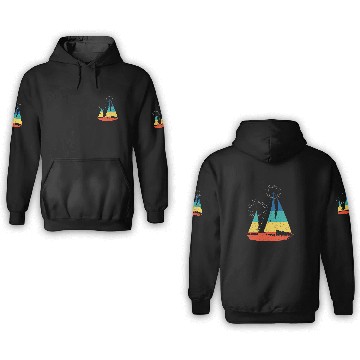 Discover Sun sailing Boat Gift for Sailers 3D Hoodies