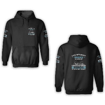 Discover Book Reader Funny Book Lover Reading 3D Hoodies