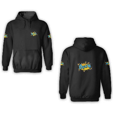 Discover OUCH Action Super Hero Retro Comic Book Zip 3D Hoodies