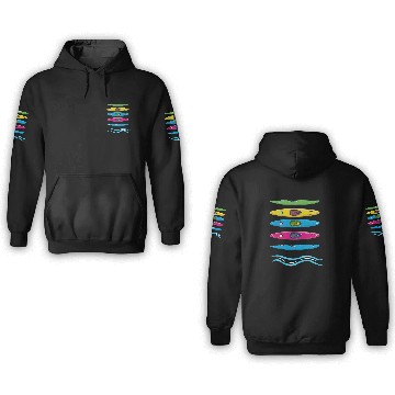 Discover Boating Boat Kayak Kayaking Pontoon Lake Summer Baseball Tees 3D Hoodies