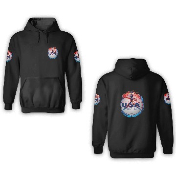 Discover Dynamic Fencing 2024 Agility and Precision USA 3D Hoodies
