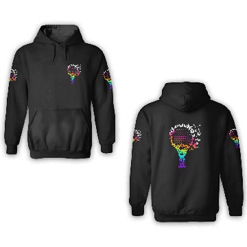 Discover Padel Racket Butterflies 3D Hoodies