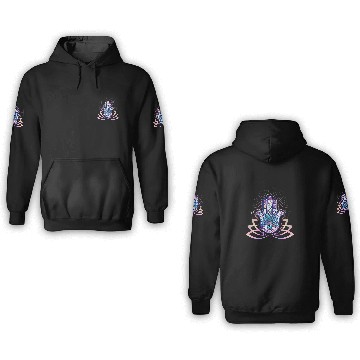 Discover Buddha Dimond Lotus Zen Yoga Buddha dimond Lotus 3D Hoodies