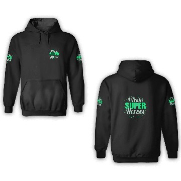 Discover I Train Super Heroes Physiotherapy Personal Trainer 3D Hoodies