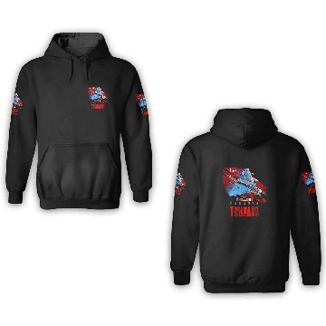 Discover Airplane Tornado Jet Aircraft 3D Hoodies