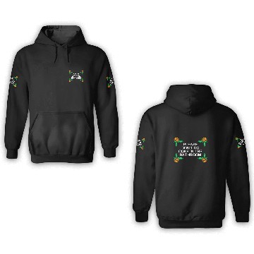 Discover Bathroom Funny Professional Maid 3D Hoodies