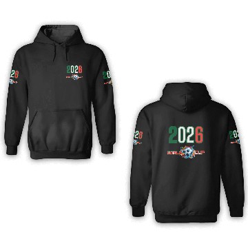 Discover world cup 2026 3D Hoodies