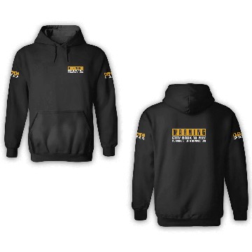 Discover Morning Breath Warning Sign 3D Hoodies