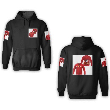 Discover Red zip-up Mickey Mouse Paris 3D Hoodies