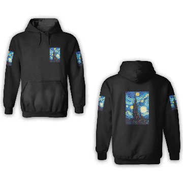 Discover The Starry Night 3D Hoodies