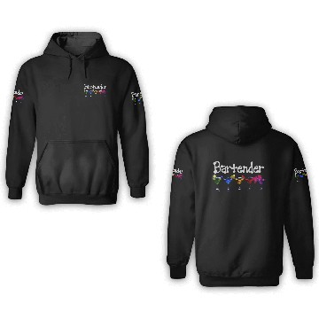 Discover bartender 3D Hoodies