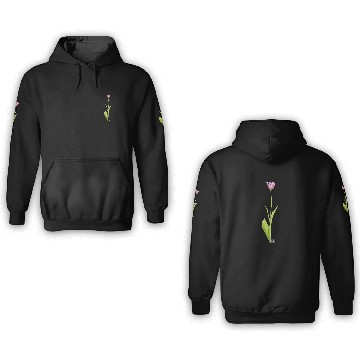 Discover Tulip Pink 3D Hoodies