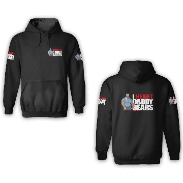 Discover I Heart Daddy Bears 2 3D Hoodies