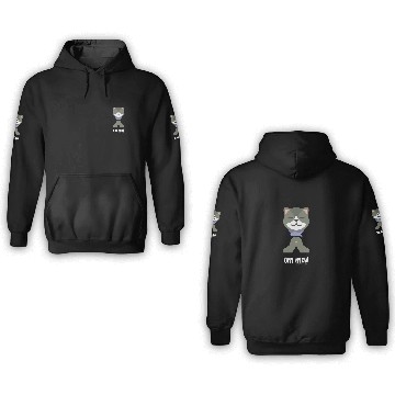 Discover Om Mew - Cat 3D Hoodies