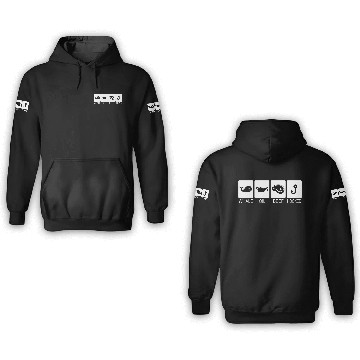 Discover Whale Oil Beef Hooked 3D Hoodies