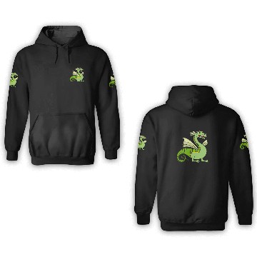Discover Green Chinese Dragon 3D Hoodies