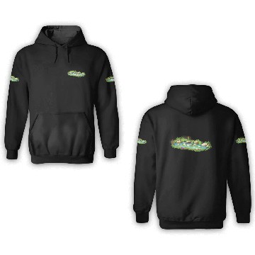 Discover garden pond pool plants 3D Hoodies