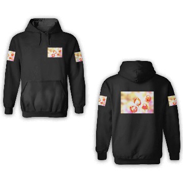 Discover High Key Tulip Quartet 3D Hoodies