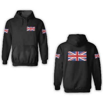 Discover Union Jack 3D Hoodies