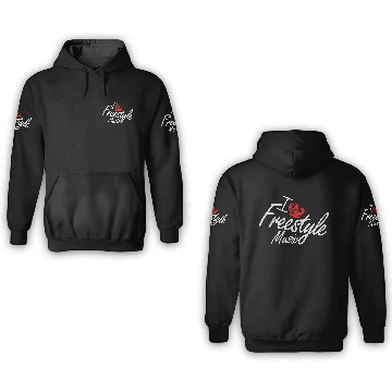 Discover I love Freestyle Music 3D Hoodies