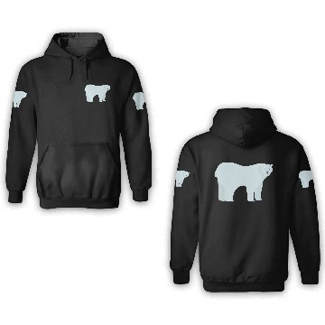Discover Polar bear 3D Hoodies
