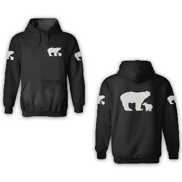 Discover Polar bear 3D Hoodies