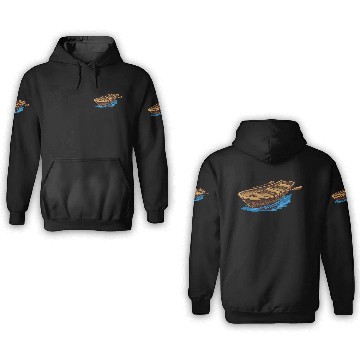 Discover paddle boat 3D Hoodies