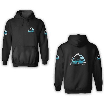 Discover JDM Honda Civic Authentic Artwork 3D Hoodies