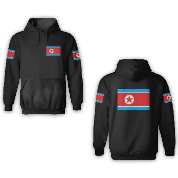 Discover Flag North Korea 3D Hoodies